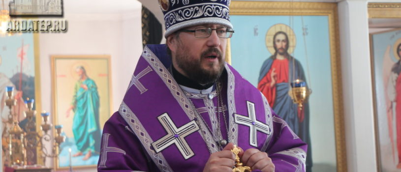 Архипастырь совершил Божественную литургию свт.Иоанна Златоустого в Покровском приходе с.Каласево Ардатовского благочиния