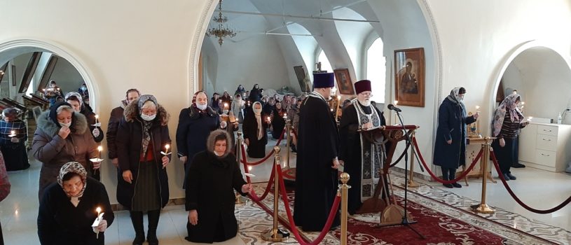 Покаянный канон преподобного Андрея Критского в Никольском кафедральном соборе г.Ардатова