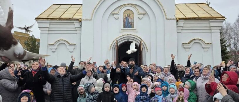 Престольное торжество в Благовещенском храме п.Комсомольский Чамзинского благочиния