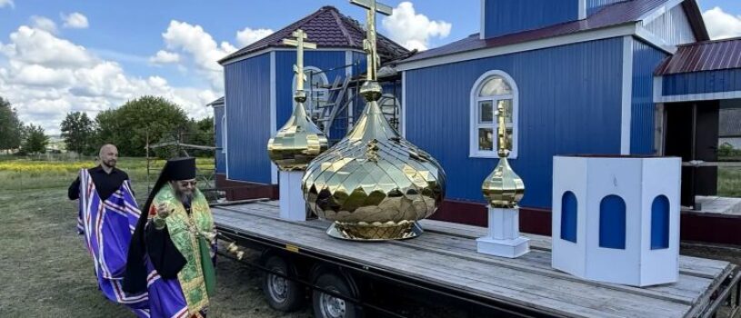 Архипастырь совершил рабочий визит в новостроящийся храм в честь Тихвинской иконы Божией Матери с.Алашеевка Атяшевского района