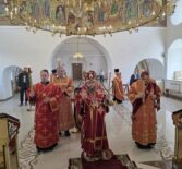 Всенощное бдение в Никольском кафедральном соборе накануне 6-й Недели по Пасхе