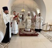 Всенощное бдение в Никольском кафедральном соборе накануне Вознесения Господня