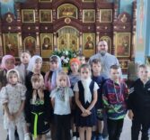 Учащиеся Комсомольской СОШ №3 в рамках школьного лагеря посетили Благовещенский храм п.Комсомольский Чамзинского района