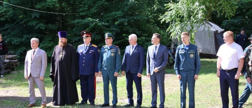 Закрытие межрегиональных соревнований «Школа безопасности» на базе МЧС в с.Николаевка Большеберезниковского района