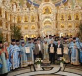 В Андреевском кафедральном соборе п.Атяшево прошло соборное богослужение в честь 15-летия со дня образования Ардатовской епархии