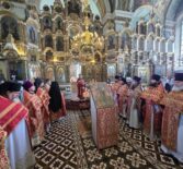 Архипастырь в день второй годовщины архиерейского наречения во епископа совершил Божественную литургию на Казанском архиерейском подворье с.Маколово Чамзинского района