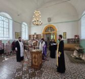 Архипастырь совершил чин освящения колоколов в храме преподобного Сергия Радонежского п.Тургенево Ардатовского района