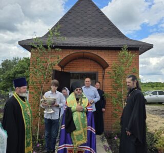 Архипастырь освятил Казанскую часовню с.Вечерлей Атяшевского района