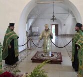 Всенощное бдение в Никольском кафедральном соборе накануне второй годовщины архиерейской хиротонии