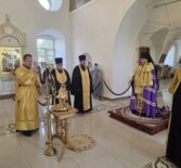 Всенощное бдение в Никольском кафедральном соборе накануне памяти святых славных, первоверховных апостолов Петра и Павла
