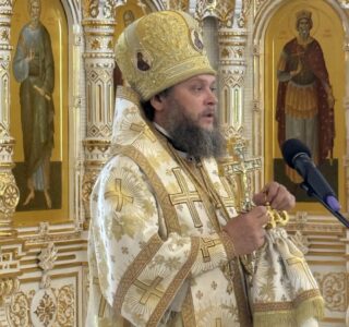 Воскресная Божественная литургия в Андреевском кафедральном соборе п.Атяшево