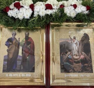 Память первоверховных апостолов Петра и Павла в Никольском кафедральном соборе