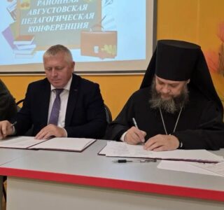Престольное торжество в Спасо-Преображенской Спиридоновой мужской пустыни с.Горки (Старцев Угол) Большеигнатовского района