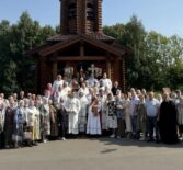 Престольное торжество в Спасо-Преображенской Спиридоновой мужской пустыни с.Горки (Старцев Угол) Большеигнатовского района