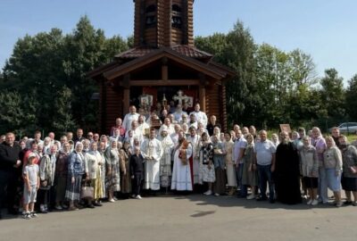 Престольное торжество в Спасо-Преображенской Спиридоновой мужской пустыни с.Горки (Старцев Угол) Большеигнатовского района