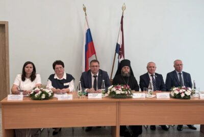 Архипастырь посетил традиционную августовскую педагогическую конференцию Атяшевского муниципального района