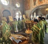 Божественная литургия в Казанско-Ключевской мужской пустыни п.Тургенево Ардатовского района