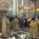 Воскресная Божественная литургия в Андреевском кафедральном соборе п.Атяшево