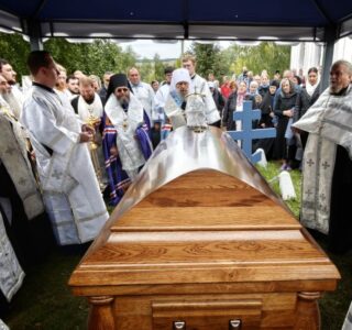 В Казанско-Ключевской мужской пустыни п.Тургенево Ардатовского района прошло отпевание наместника монастыря Схиархимандрита Илариона (Царева)
