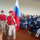 В Большеберезниковской СОШ № 1 благочинный района принял участие в торжественной линейке и в «разговорах о важном»