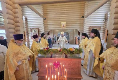 Божественная литургия в храме Новомучеников и Исповедников Церкви Русской г.Ардатова