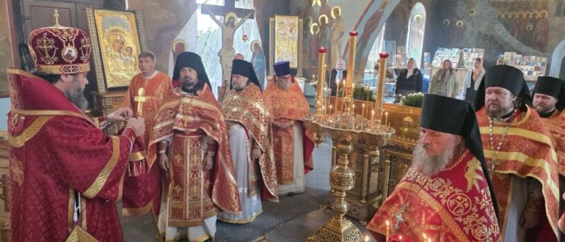 Суббота 17-й седмицы по Пятидесятнице в Казанско-Ключевской мужской пустыни п.Тургенево Ардатовского района