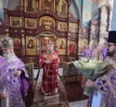 Божественная литургия в Благовещенском храме п.Комсомольский Чамзинского района