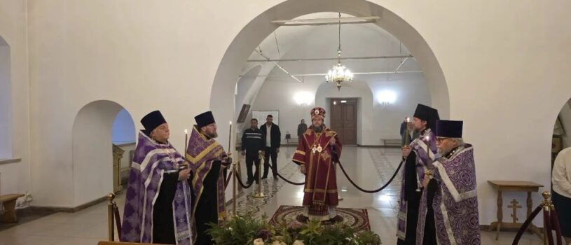 Всенощное бдение в Никольском кафедральном соборе г.Ардатова