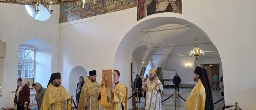 Божественная литургия в Никольском кафедральном соборе г.Ардатова