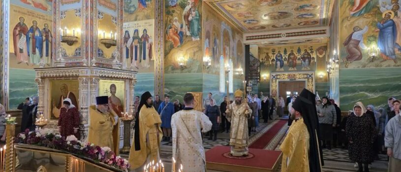 Неделя 19-я по Пятидесятнице в Андреевском кафедральном соборе п.Атяшево
